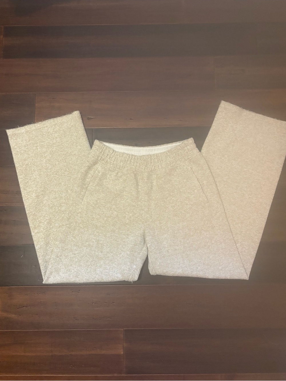 Offline By Aerie Snowday Wide Leg Beige Pants Size Small